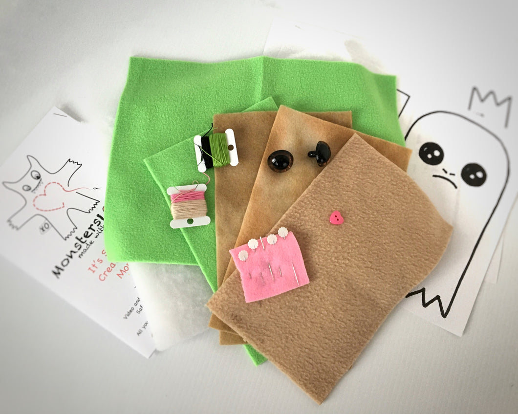 It's Sew Easy to Create Your Own Monster Kit - The Childish